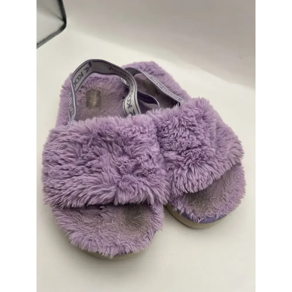 Kookaburra By Ugg Fuzz’n Purple Slippers Kids Size 3